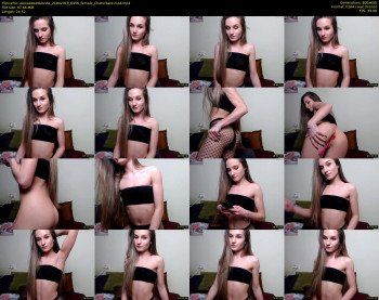 alexasweetblonde — 25 minute Chaturbate female camgirl rip, 480p, Apr 21, 2019
