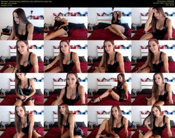 FeliciaHardon — 28 minute MyFreeCams camgirl rip, 480p, Jun 24, 2019