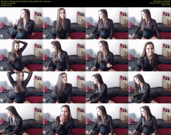 FeliciaHardon — 8 minute MyFreeCams camgirl rip, 480p, Oct 25, 2019
