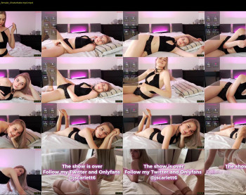 jscarlett — 64 minute Chaturbate female camgirl rip, 720p, Aug 25, 2024