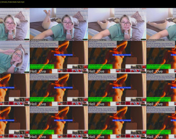 hell_l0ve — 24 minute Chaturbate female camgirl rip, 720p, Jul 7, 2025